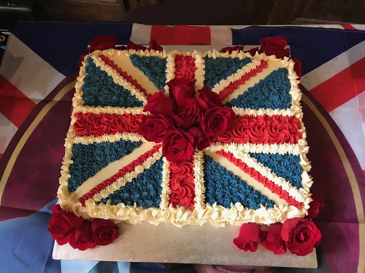 THE CAKE WAS MADE BY JAZZ A FRIEND OF ONE OF THE OVER 50s MEMBERS